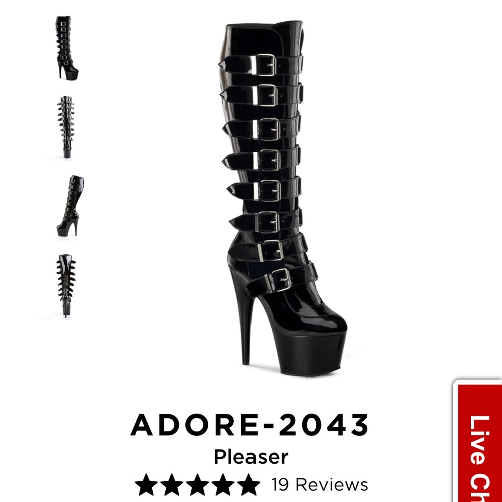 Awesome pole dance boots- only worn ONCE to win a competition;)